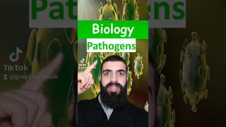 Pathogens  GCSE Science in a minute biology gcsescience stem school bacteria virus disease [upl. by Ardnoik325]