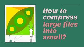 How to compress large files into small  Peazip [upl. by Noeruat113]