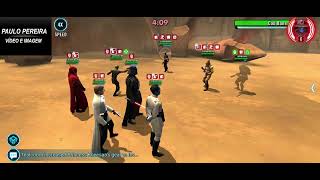 SWGOH Star Wars Galaxy of Heroes Territory War Counter Bossk Team II [upl. by Enirual]