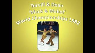 Torvill amp Dean Mack amp Mabel World Championships 1982 Copenhagen [upl. by Eiser369]