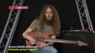 Guthrie Govan Improvising On Guitar  QampA  Session 2 Licklibrary [upl. by Enajharas]