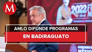 AMLO precisó tres proyectos en Sinaloa y en su gobierno va dejar 100 mil hectáreas de riego [upl. by Roumell796]