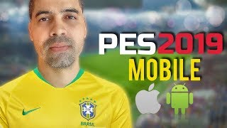 CONSEGUIR jogar PES 2019 MOBILE com NARRAÇÃO PTBR  DOWNLOADAndroidiOS [upl. by Pangaro]