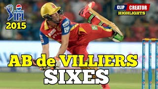 AB de Villiers 360 🔥 AB de Villiers all sixes in IPL abdevilliers ipl [upl. by Latrell840]