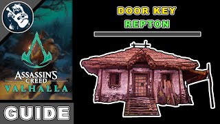 Find the Locked House Key in Assassins Creed Valhalla Repton  Ledecestrescire Puzzle [upl. by Ardeha]