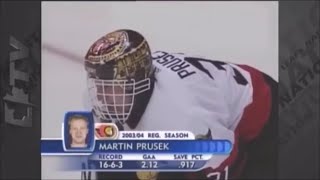 NHL 2004  Game 7  Maple Leafs vs OTT Senators  Patrick Lalime  Martin Prusek vs ED Belfour [upl. by Hairahs]