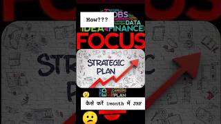 STRATEGIC PLAN JRF geography ugcnet ugcnet2024 phd haryana viralvideo gk like [upl. by Janenna803]