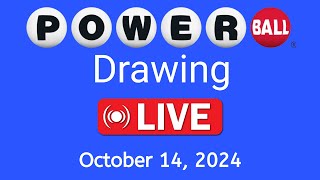 Powerball live Drawing results form Monday October 14 2024  Powerball Drawing Live [upl. by Imoyik]