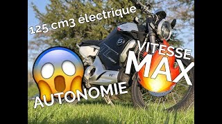 SUPER SOCO MODELE TC MAX 125cc MOTO ELECTRIQUE [upl. by Judsen]