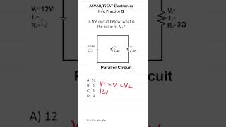 Total Voltage ASVABPiCAT Electronics Information Practice Test Question acetheasvab grammarhero [upl. by Enirehtac438]