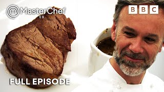 The Blue Steak Culinary Challenge  The Professionals  Full Episode  S8 E1  MasterChef UK [upl. by Akihc]