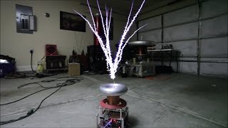 tinyQCW  QCW 2 Tesla Coil [upl. by Carolee]