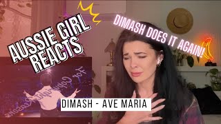 Dimash  “AVE MARIA”  Reaction — His voice transcends all language [upl. by Oicnanev]