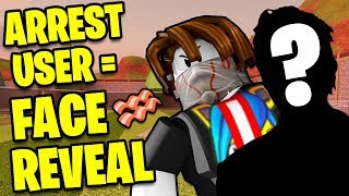 If I ARREST MyUsernamesThis 10 Times Hell Do a FACE REVEAL 👮  🔴 Roblox Jailbreak LIVE [upl. by Hsizan]