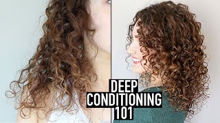 How to Deep Condition Curly Hair for Beginners [upl. by Atilrak]