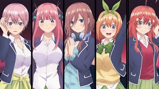 Gotoubun no Hanayome Opening Full Season 2  Gotoubun no Katachi Full Version Color Coded  Lyrics [upl. by Aleekahs]