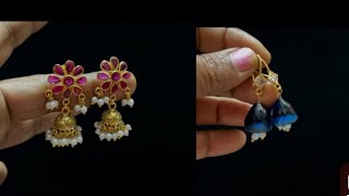 Trendy earrings  Earrings Exclusive  WhatsApp 7075551297 [upl. by Aleetha]