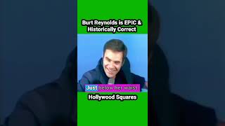 burtreynolds is EPIC amp Historically Correct hollywoodsquares funny funnyvideo comedy 1970s [upl. by Kcirret875]