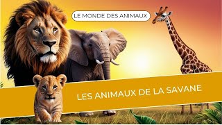 quotDécouvrons la Savane Africaine – Animaux Sauvages et Aventures pour Enfantsquot [upl. by Aicenert]