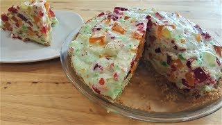 Mosaic Jello Pie  No Bake Refrigerator Pie  Easter 2020  The Hillbilly Kitchen [upl. by Clo]