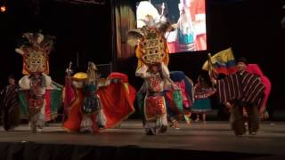 Grupo Folclórico Tungurahua  Danzante en el Festival Internacional de Folclore de Burgos España [upl. by Deden]