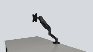 Upgrade Your Setup with the BONTEC Single Arm Monitor Desk Mount  Installation Guide [upl. by Nnayr294]