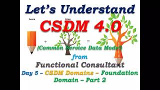 CSDM 40  Day 5  Foundation Domain Part 2  Learn From Functional Consultant Shorts Short [upl. by Nnaeilsel]