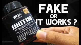 WOW BIOTIN Honest Review After Use  क्या यह काम करता है [upl. by Mulderig]