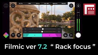 How to Use Focus Racking Sliders with Filmic Pro v72 [upl. by Kaehpos]