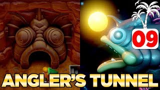 The Anglers Tunnel amp Angler Fish in Links Awakening Switch  100 Walkthrough 09 [upl. by Eynahpets]