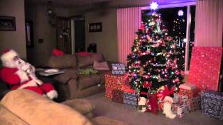 Santas Visit to the Fortin house 2011  HD 1080p Video Sharing [upl. by Ahcsatan333]