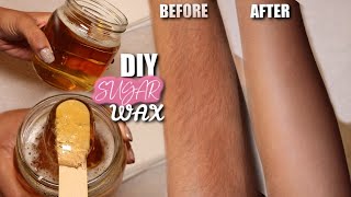 HOW TO MAKE YOUR OWN DIY SUGAR WAX AT HOME [upl. by Atirak]