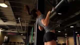 CAMILLE LEBLANC BAZINET SETS CROSSFIT FRAN LADDER RECORD [upl. by Nneb]