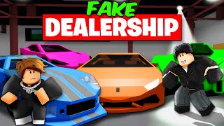 I Opened a FAKE DEALERSHIP to Catch CAR THIEVES Brookhaven RP [upl. by Wendall]