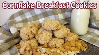 Vegan Cornflake Breakfast Cookies Recipe [upl. by Taryn]