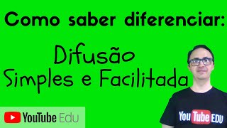 Diferenças entre Difusão Simples e Difusão Facilitada [upl. by Sherwynd]