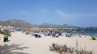 Puerto Pollensa Beach Majorca [upl. by Teage725]