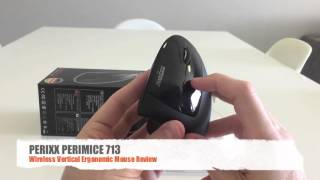 Perixx Perimice 713 Review  Ergonomic Vertical Mouse [upl. by Eseela571]