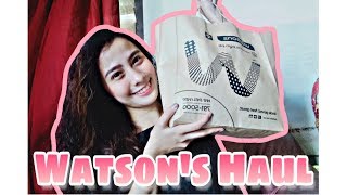 WATSONS HAUL 2019  skin care amp toiletries [upl. by Dahsra607]