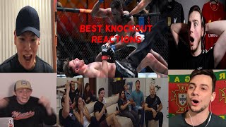 BEST REACTIONS TO FRANCIS NGANNOUS KNOCKOUT OF STIPE MIOCIC [upl. by Hibben696]