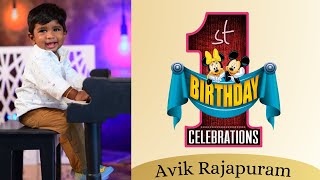 1st Birthday Celebrations of Avik Rajapuram [upl. by Gula781]