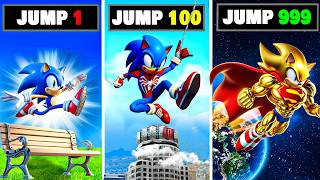 Sonic Changes Into A Different Super Hero with Every Jump in GTA 5 RP [upl. by Cnut]