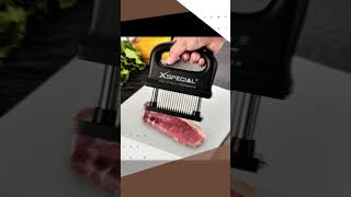 Deluxe Meat Tenderizer Tool 48 Blade Stainless Steel youtubeshorts [upl. by Eicnan]