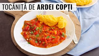 🌶🌶🌶 Ieftină și delicioasă tocăniță de ardei copți cu sos de roșii și usturoi  Bucate Aromate [upl. by Einotna145]