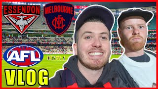 UMPIRE PLEASE AFL VLOG  Essendon v Melbourne Round 15 AFL 2021 [upl. by Emlynne]