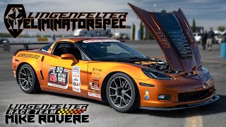 Lingenfelter Eliminator SpecR LS7 Powered Corvette C6 Z06  Mike Rovere OUSCI 2022 Highlights [upl. by Ellard]