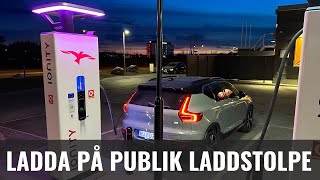 Guide Ladda elbilen på publika laddstolpar  Guiden om elbil [upl. by Sedinoel]