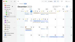 Creating a Calendar Set in BusyCal macOS [upl. by Witha]