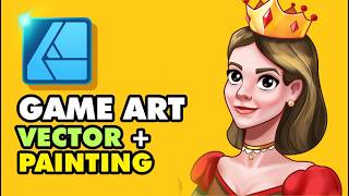 Game Art Vector and Painting Workflow explained in 7 Minutes [upl. by Liris]