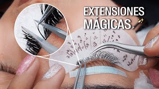 Aplicación Fácil de Extensiones de Pestañas 1x1 con Flat Lashes Paso a Paso [upl. by Palla467]